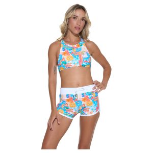 Women Swimwear Mila Surf Crop Top Beach And Love