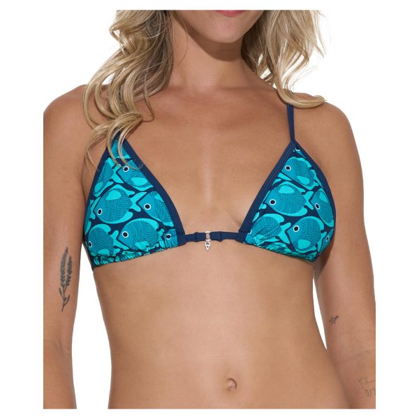 Women Swimwear Triangle Bra Fishes - Ảnh 2
