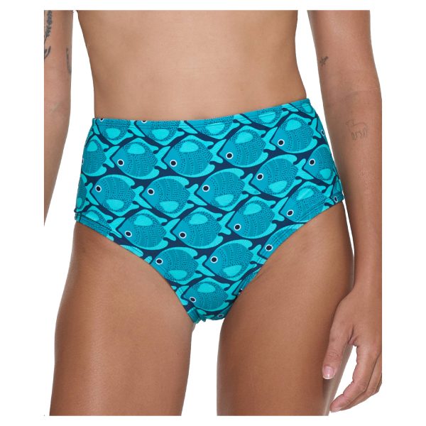 Women Swimwear Alana High Waisted Bottom Fishes - Ảnh 2