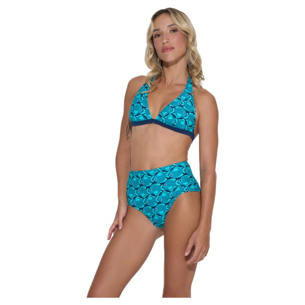 Women Swimwear Alana High Waisted Bottom Fishes - Ảnh 4