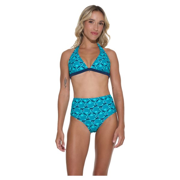 Women Swimwear Alana High Waisted Bottom Fishes