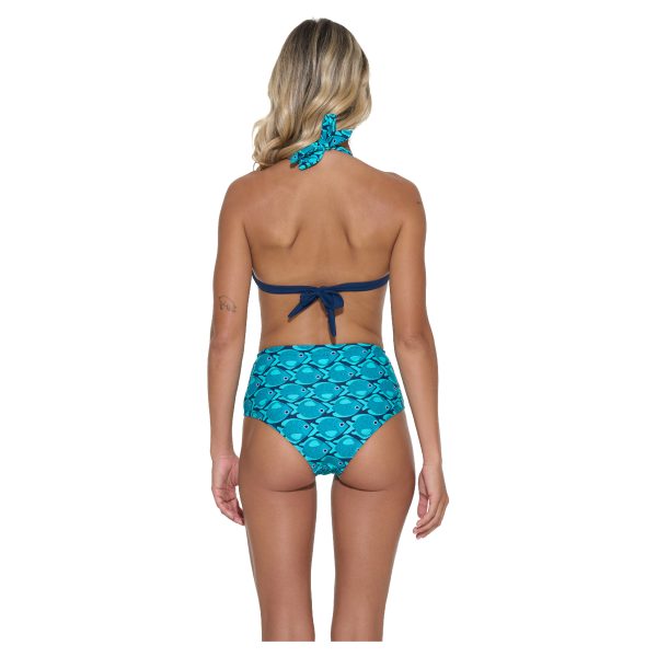 Women Swimwear Alana High Waisted Bottom Fishes - Ảnh 3