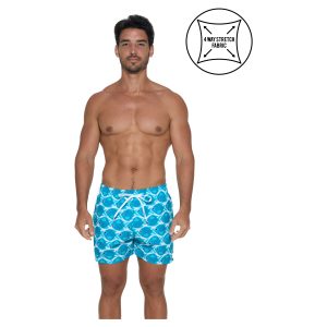 Men Boardshort Alexis Ew 4 Ways Stretch Fishes