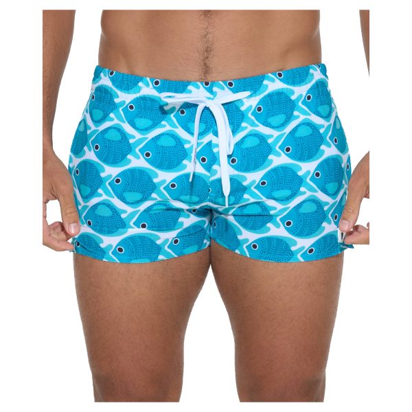 Men Boardshort Bajo 4 Ways Stretch Volley Fishes - Ảnh 2