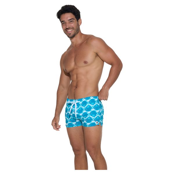 Men Boardshort Bajo 4 Ways Stretch Volley Fishes - Ảnh 4