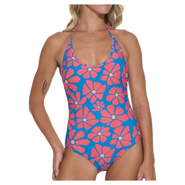 Women Swimwear Scarlett Halter One Piece Flora Myriad - Ảnh 2