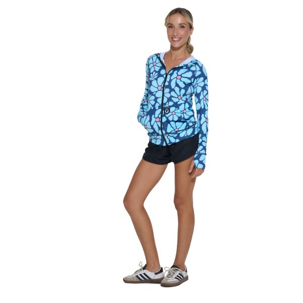 Women Cali Hooded Vest Flora Myriad - Ảnh 7