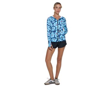 Women Cali Hooded Vest Flora Myriad