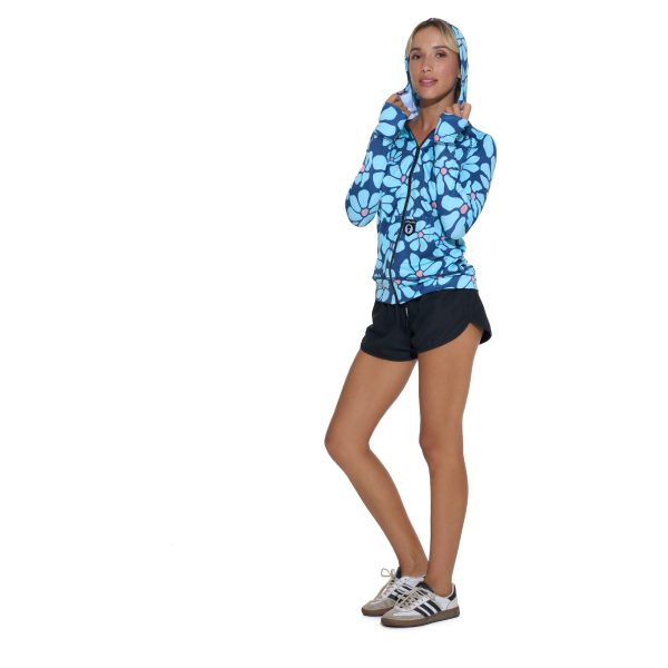 Women Cali Hooded Vest Flora Myriad - Ảnh 4