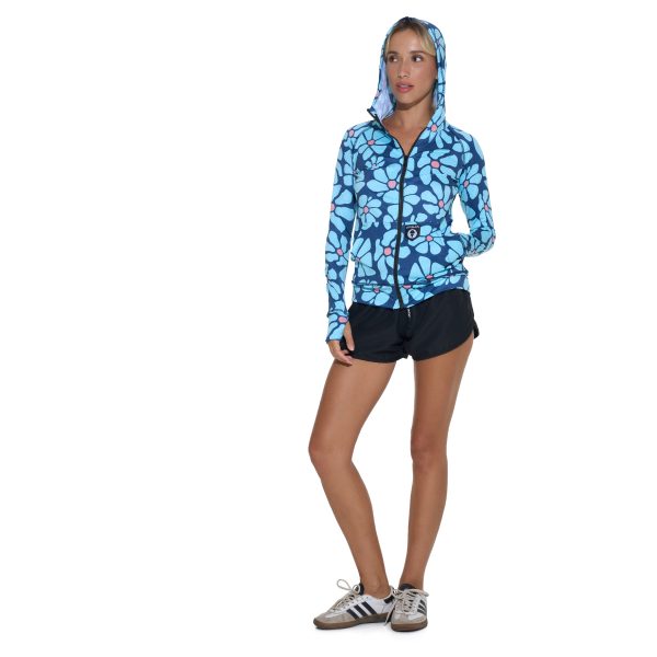 Women Cali Hooded Vest Flora Myriad - Ảnh 5