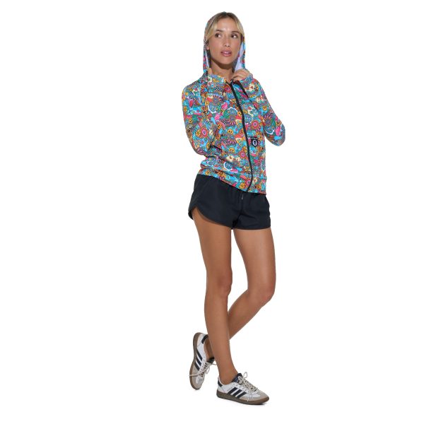 Women Cali Hooded Vest Tropical Lah - Ảnh 5