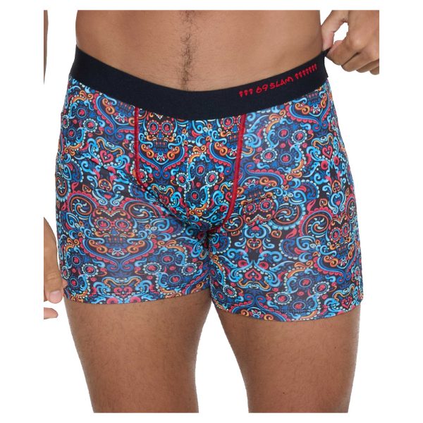 Men Boxer Fitted Fit Microfiber Mexicolament - Ảnh 2