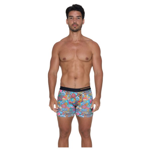 Men Boxer Fitted Fit Microfiber Tropical Lah
