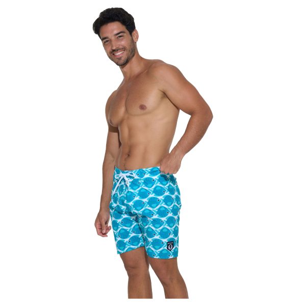 Men Boardshort Liam 4 Ways Stretch Fishes - Ảnh 4