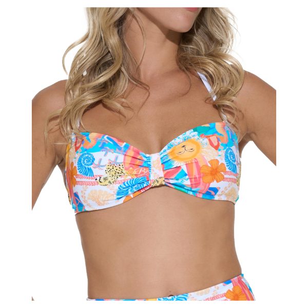 Women Swimwear Bandeau Bra Beach And Love - Ảnh 2