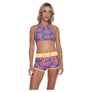 Women Swimwear Mila Surf Crop Top Flora Myriad
