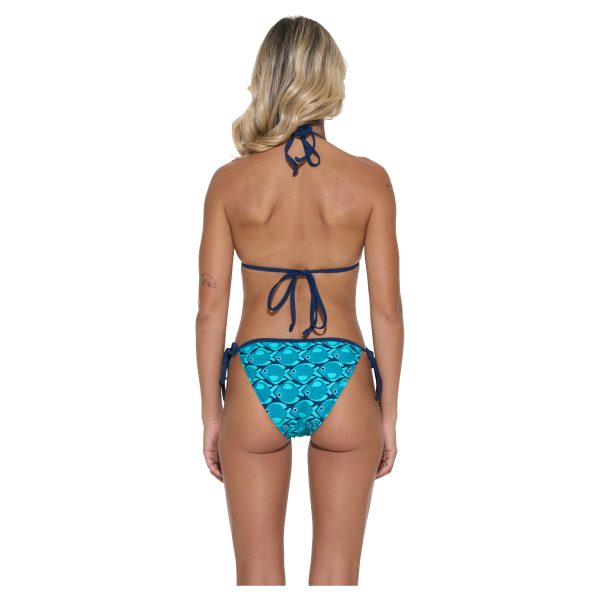Women Swimwear Aubrey Mould Cup Top Fishes - Ảnh 3