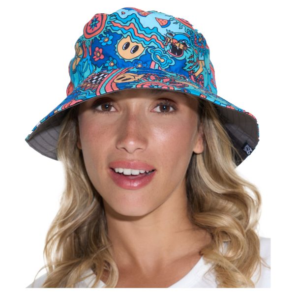 Bob Reversible Bucket Hat Tropical Lah - Ảnh 2