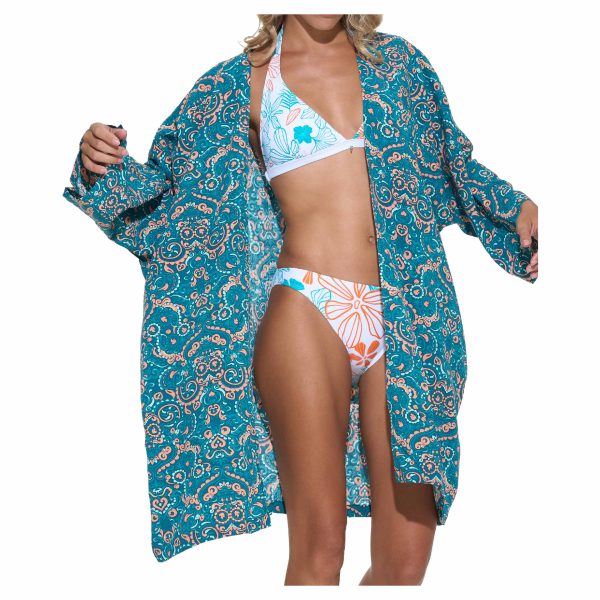 Women Oahu Summer Kimono Mexicolament Ropa - Ảnh 2