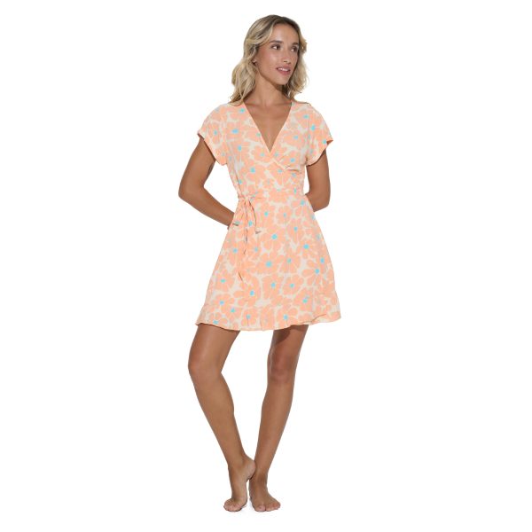 Women Dress Wrap Cora Flora Tropicana