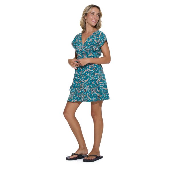 Women Dress Wrap Cora Mexicolament Ropa - Ảnh 4