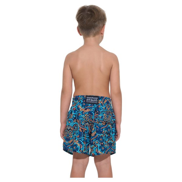 Kids Boardshort Tam Ew 4 Ways Stretch Mexicolament - Ảnh 3