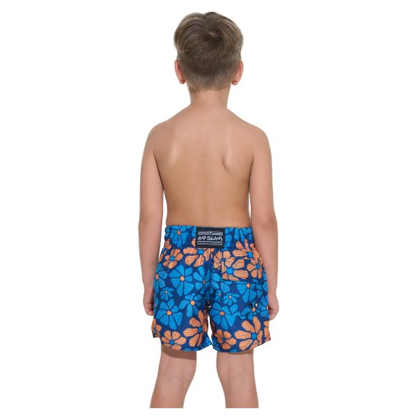 Kids Boardshort Jay Elastic Waist Flower Power - Ảnh 3
