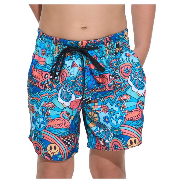 Kids Boardshort Jay Elastic Waist Tropical Lah - Ảnh 2