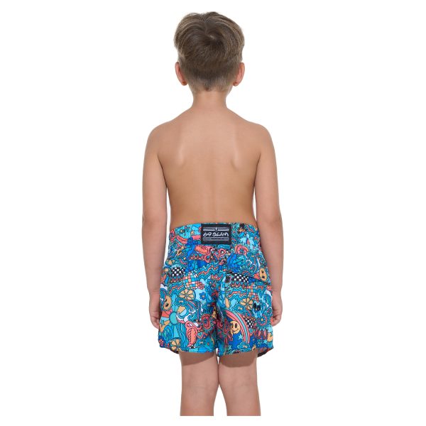 Kids Boardshort Jay Elastic Waist Tropical Lah - Ảnh 3