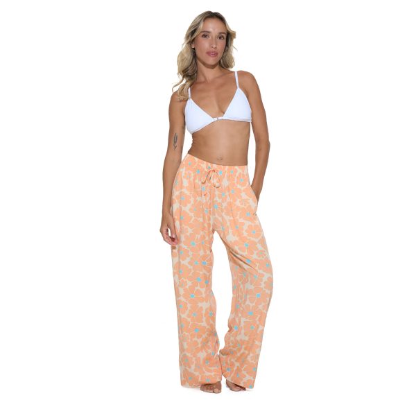 Unisex Ellis Rayon Pants Flora Tropicana