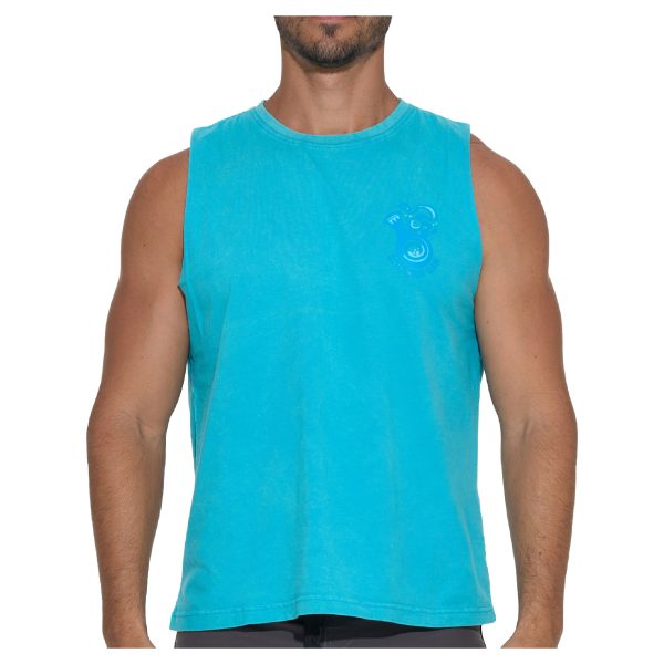 Men Singlet Chad Muscle Tee Fun Bong - Ảnh 4