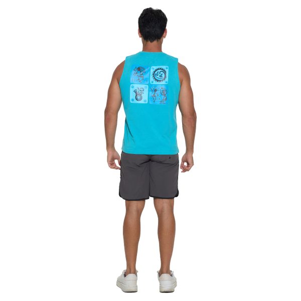 Men Singlet Chad Muscle Tee Fun Bong - Ảnh 3
