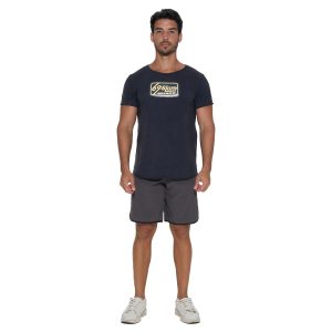 Men Boxy T-Shirt Plate Loud