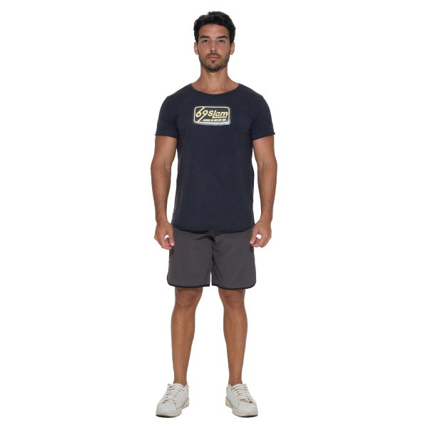 Men Boxy T-Shirt Plate Loud