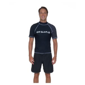 Men Rash Vest Koa S/S Giraffe