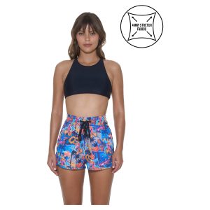 Women Boardshort Sandra High Waisted 4Ways Stretch Vice