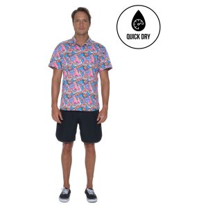 Men Rash Shirt Julian S/S Cosmic Pilot