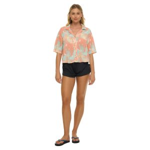 Women Cropped Shirt Naya Geoflora