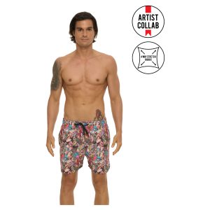 Men Boardshort Alexis Ew 4 Ways Stretch Artgasm